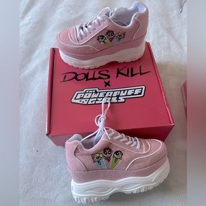 Care Bears x Dolls Kill Platform Sneakers